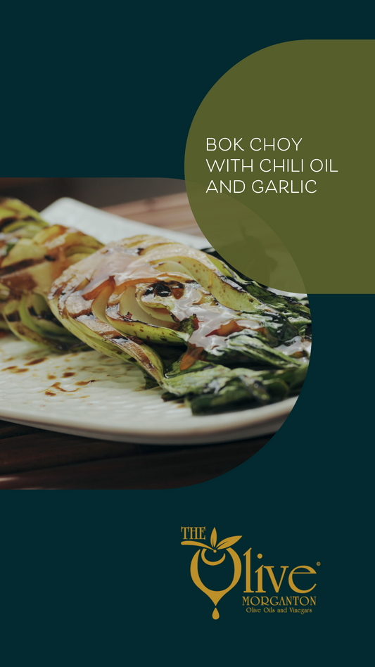 The Olive Baby Bok Choy with Chili Oil and Garlic