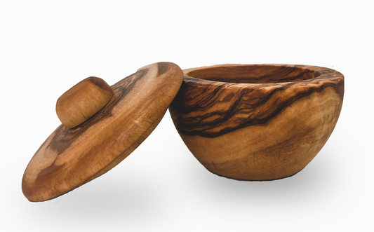 Olive Wood Jar Small