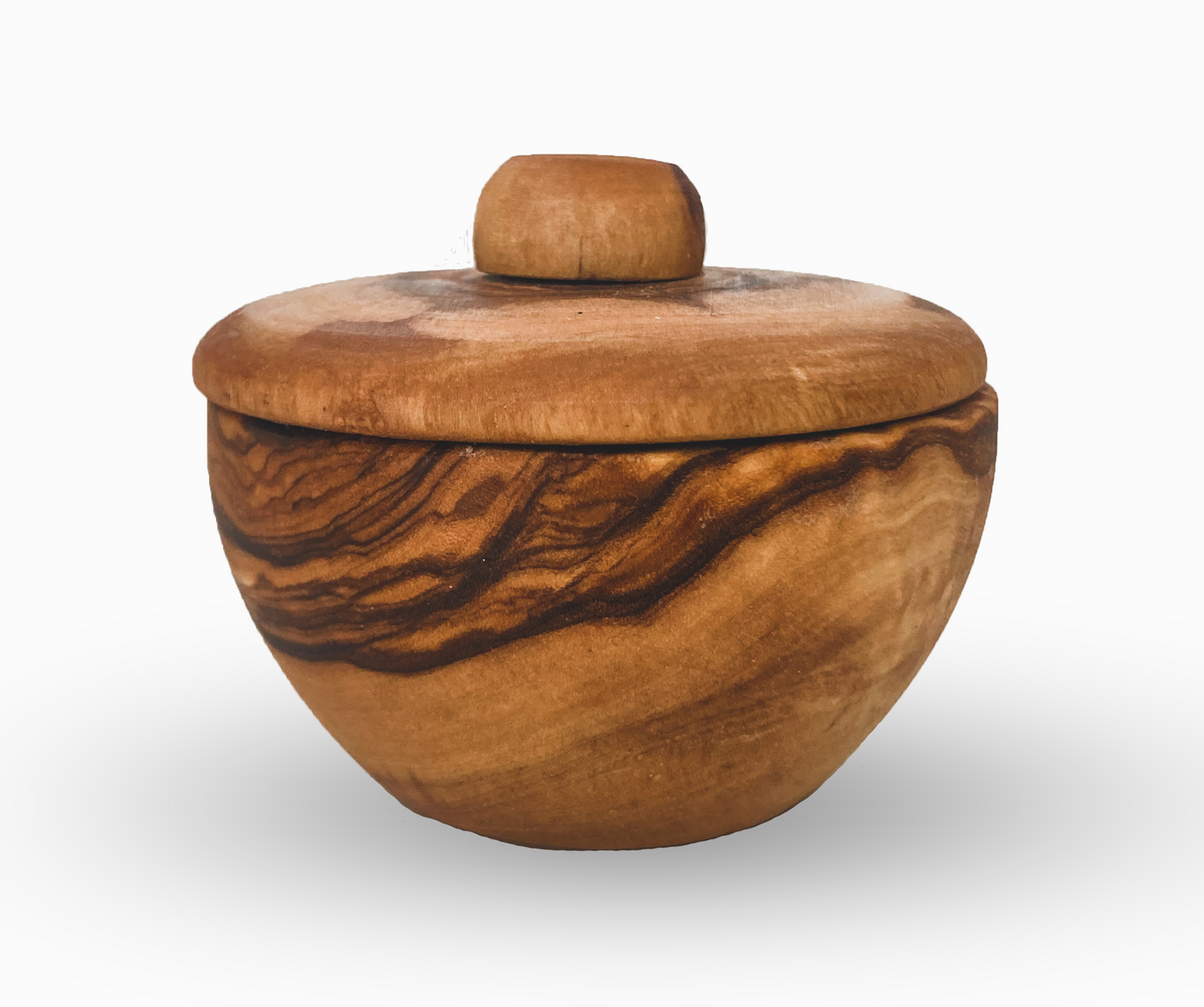 Olive Wood Jar Small