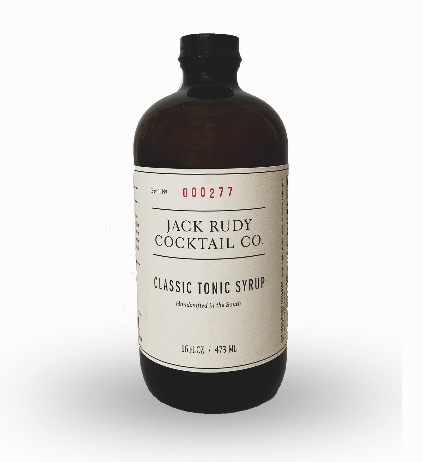 Jack Rudy Classic Tonic Syrup